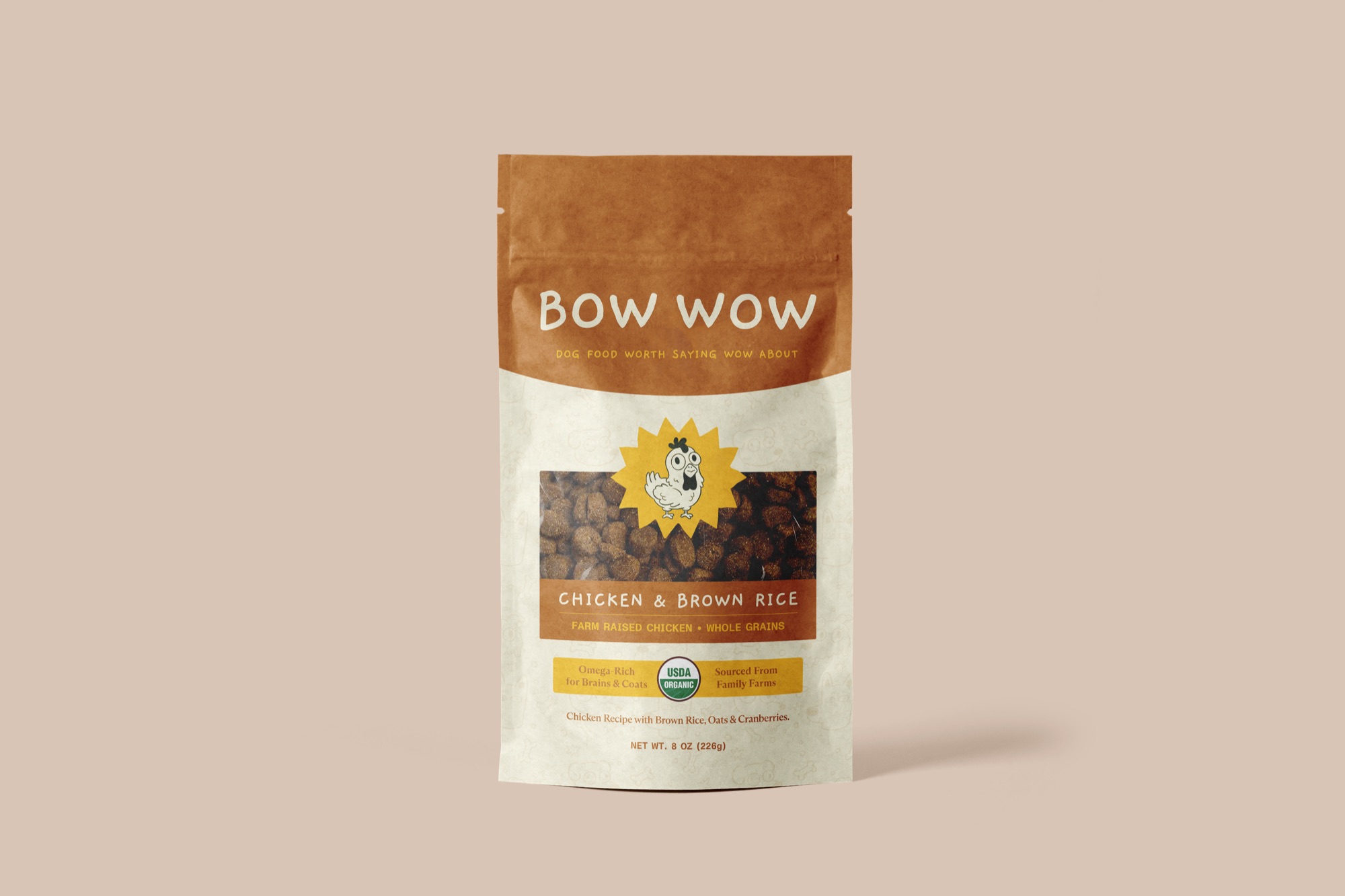 Bow Wow Chicken & Brown Rice bag