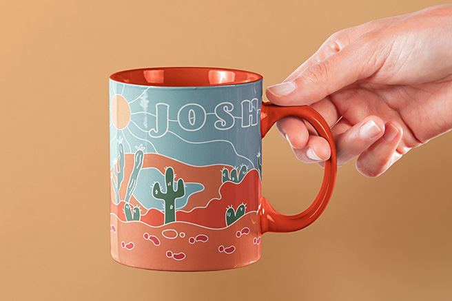 Joshua Tree Mug Illustration